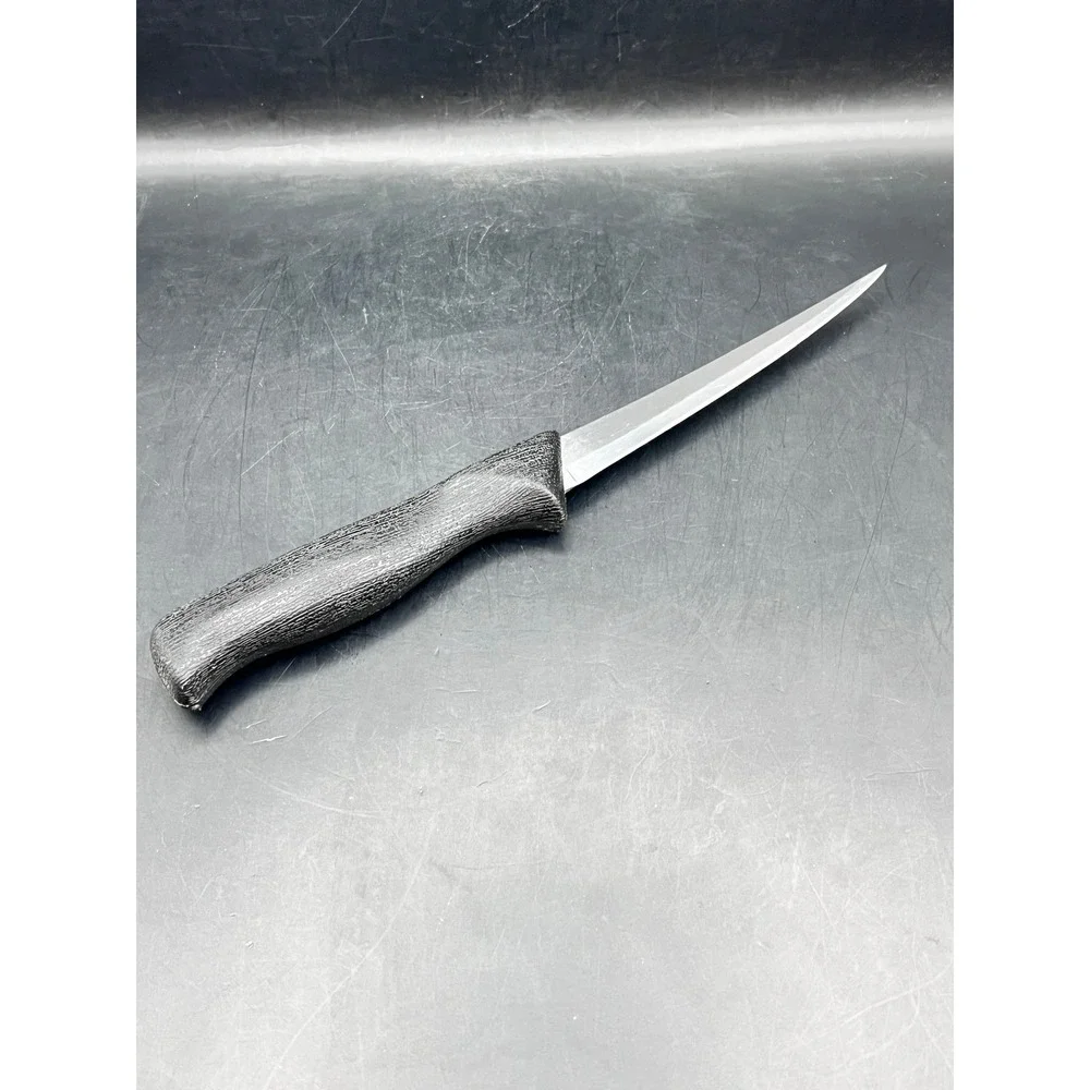 American Angler Fillet Knife Surgical Stainless Steel Blade Black Handle 9.25